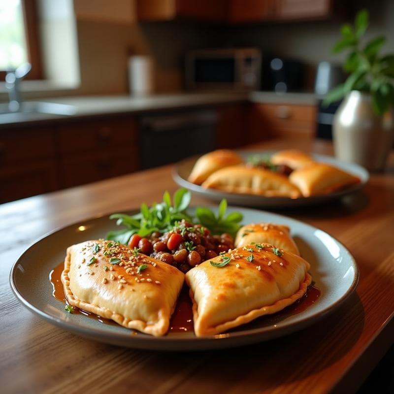Empanadas de Cordero y Dátiles con Especias Ras el Hanout: Receta Marocí en Airfryer