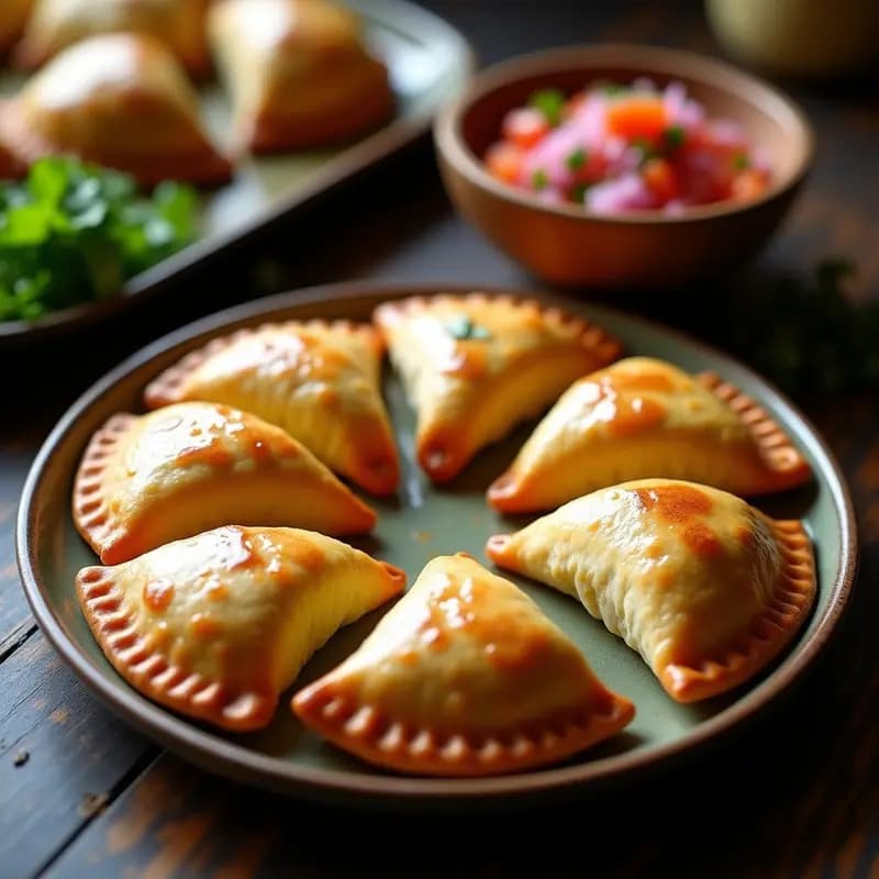 Empanadas de Criadillas: Receta Chilena de Mar con Queso y Pebre
