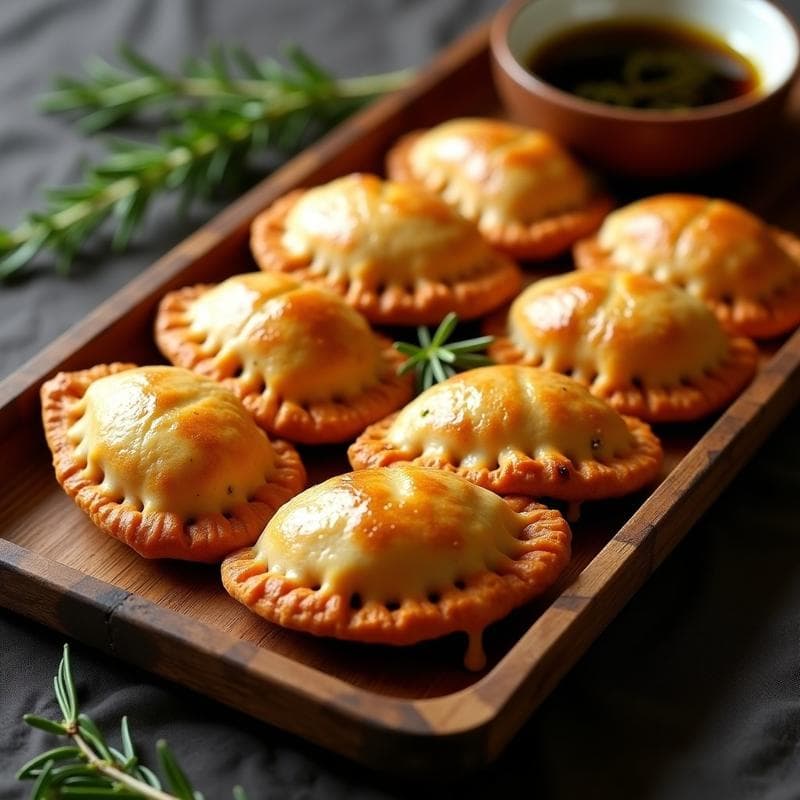 Empanadas de Papa Llena Rellenas con Trufa: Receta Gourmet en 30 Minutos con Textura Crujiente