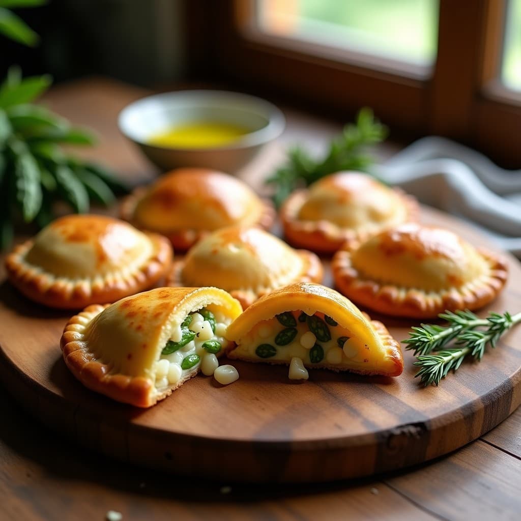 Empanadas de Espárragos Trigueros y Queso Brie: Receta Francesa en Airfryer con Masa Integral