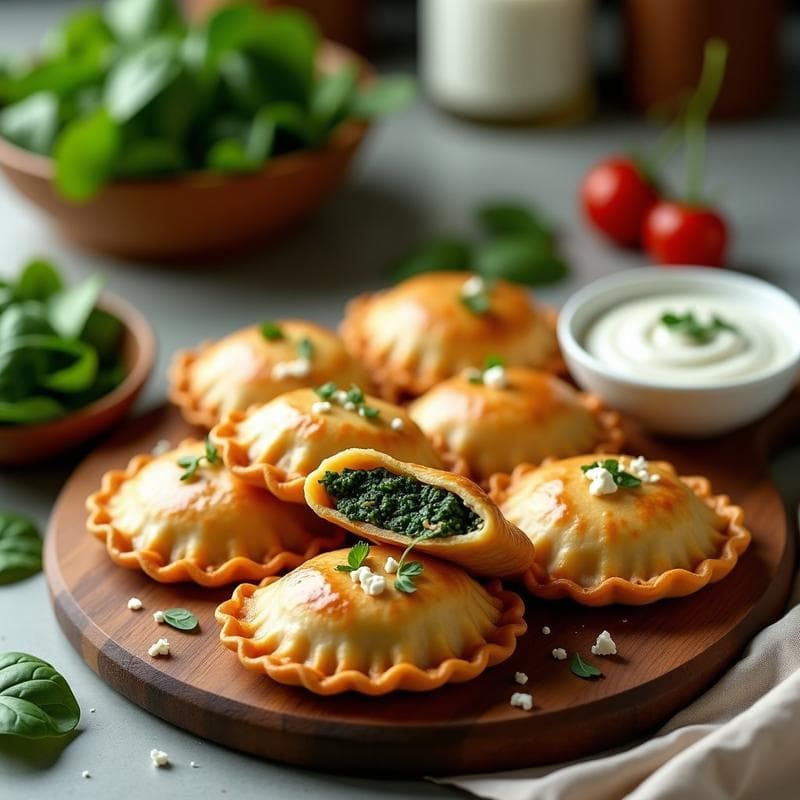 Empanadas de Espinaca y Queso Feta con Masa de Yuca: Receta Sin Gluten en Airfryer
