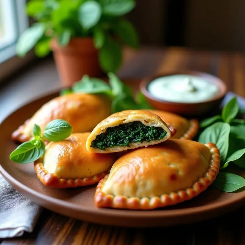 Empanadas Argentinas de Espinaca y Queso Vegano: Receta en Airfryer y Sin Lactosa