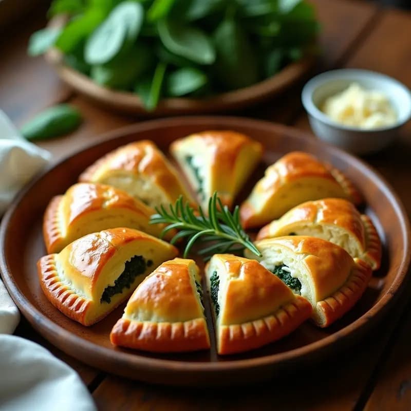 Empanadas Argentinas de Espinaca y Ricotta: Receta Sin Fécula en Hojaldre Integral