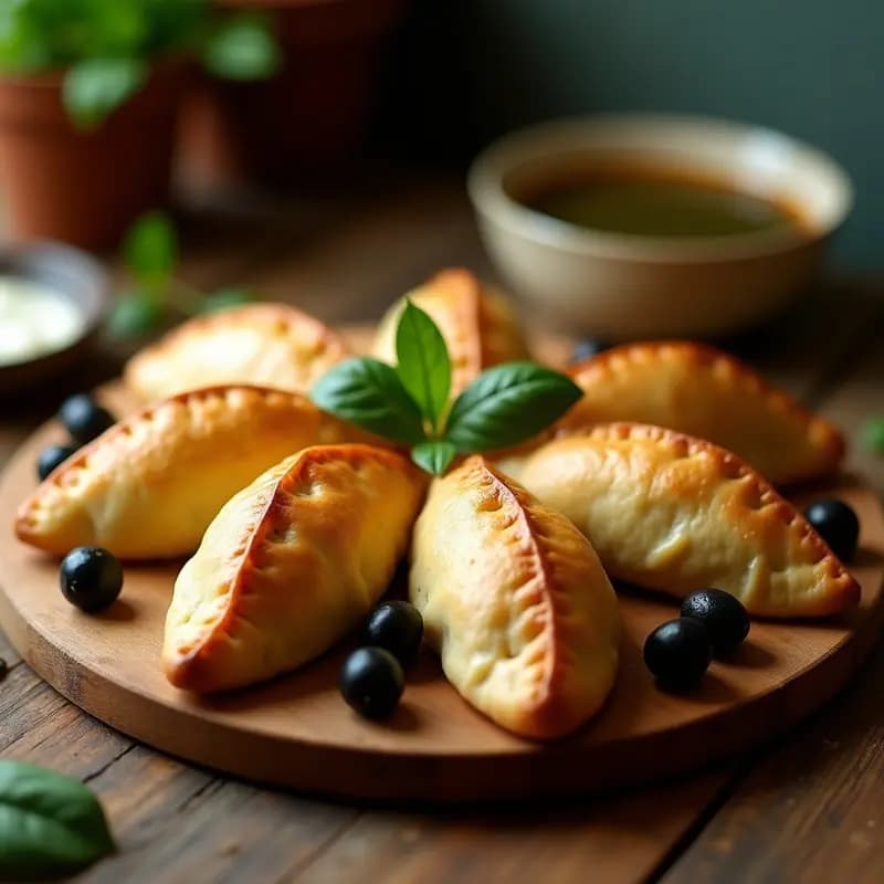 Empanadas de Espinaca y Tofu Ahumado: Receta Argentina Vegana con Masa Integral