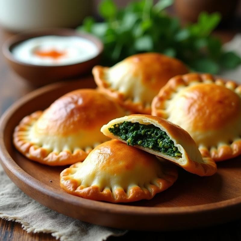 Empanadas de Espinaca y Tofu Crujientes: Receta Vegana en Airfryer con Alto Contenido en Proteína