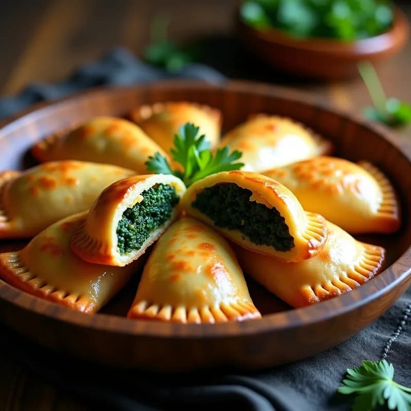 Empanadas de Espinacas y Tofu: Receta Crujiente en Horno con Masa Casera