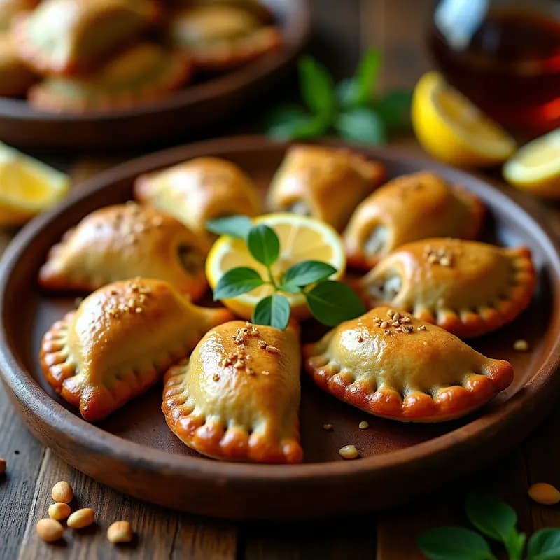 Empanadas Galileas de Carne Picada y Hojas de Uva: Receta Árabe Tradicional