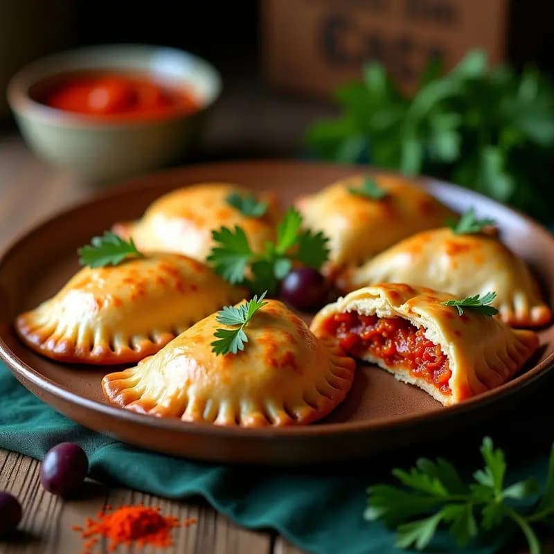 Empanadas Gallegas de Zorza Vegana: Receta Española con Seitan y Pimentón