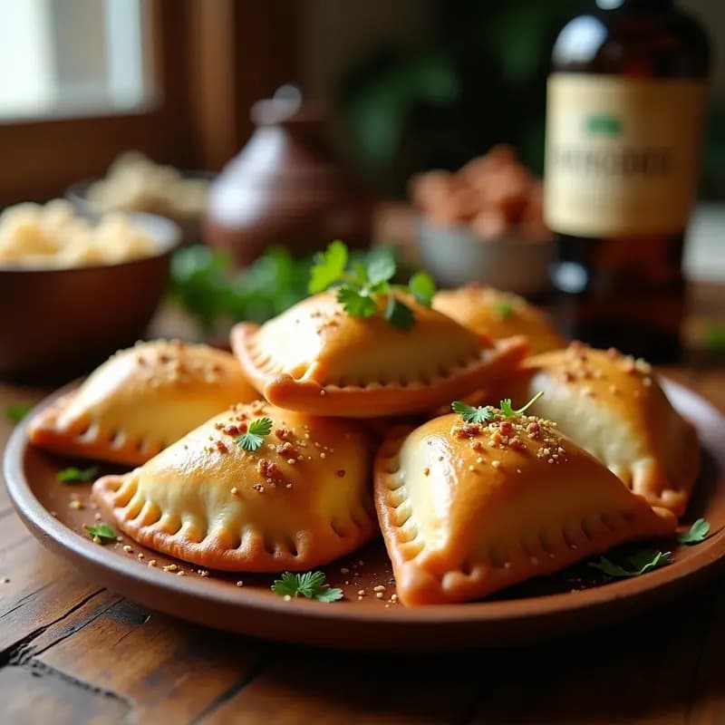 Empanadas Gallegas de Xouba y Cebolla Caramelizada: Receta Española con Toque Gourmet en Airfryer