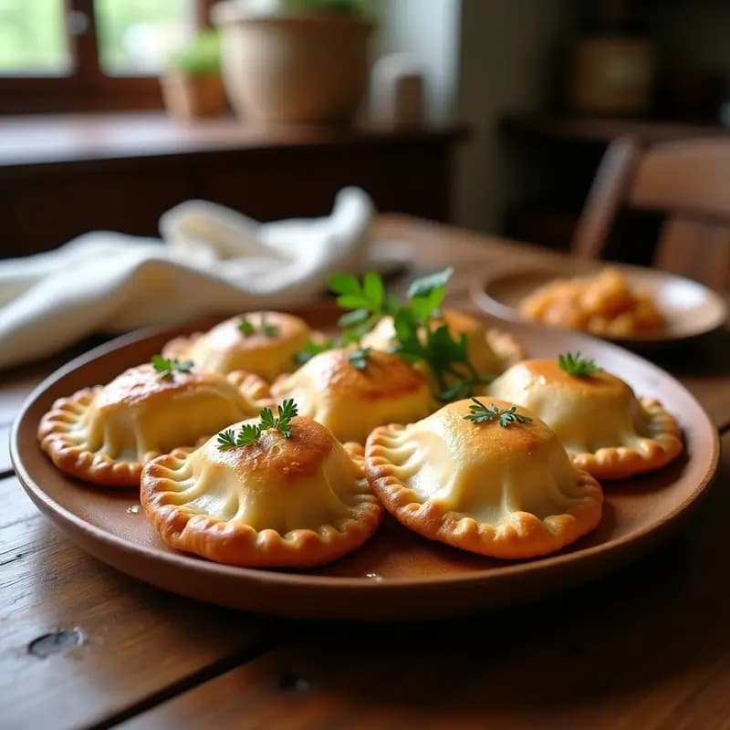 Empedanadas Gallegas de Xouba y Cebolla: Receta de Pescado en Masa Fina