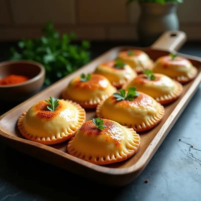 Empanadas Gallegas de Xouba y Pimientos: Receta Española en Thermomix con Masa de Maíz