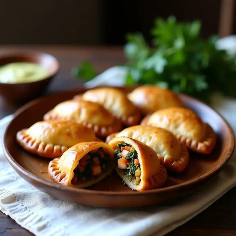 Empanadas Gallegas de Zambo y Grelos: Receta Tradicional con Toque Moderno en Airfryer