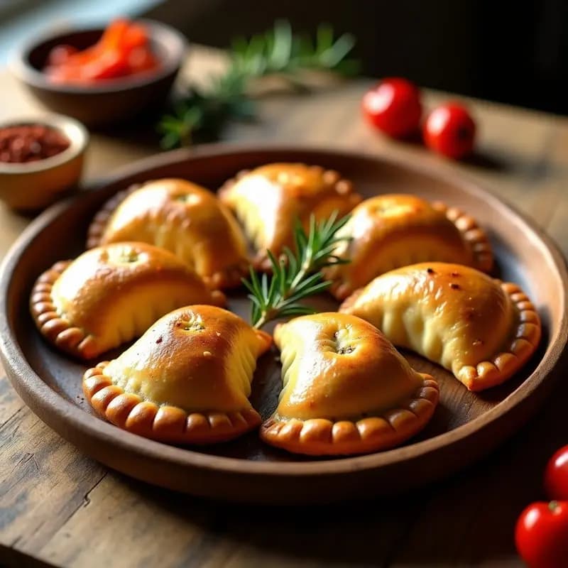 Empanadas Gallegas de Zorza y Pimentón: Receta Tradicional con Masa de Centeno