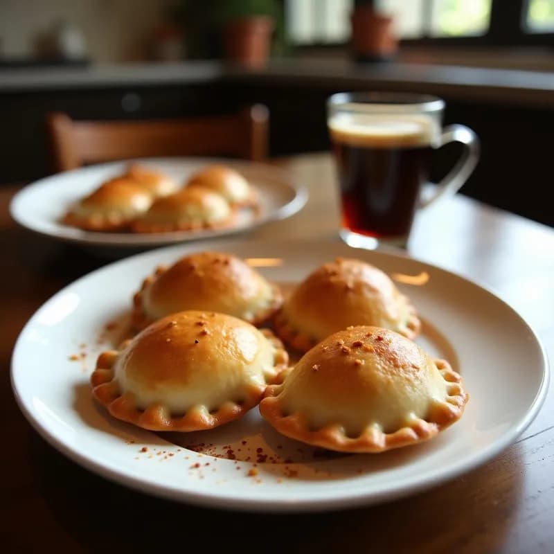 Empanadas de Galleta María y Café: Receta Rápida Sin Horno y Alta en Energía