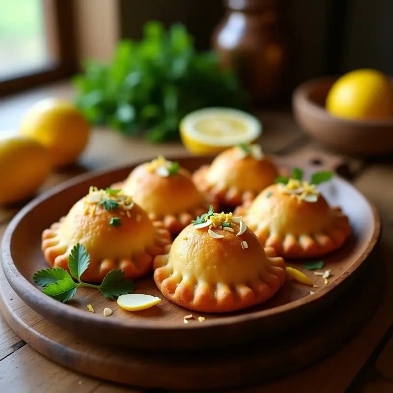 Empanadas Galletas de Pollo al Curry: Aperitivo Argentino con toque exótico
