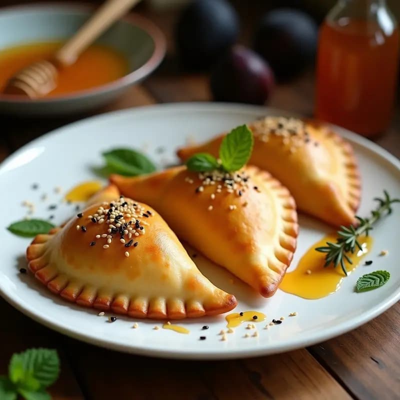 Empanadas de Queso Halloumi y Higos: Aperitivo Chipriota en Airfryer y Sin Harina
