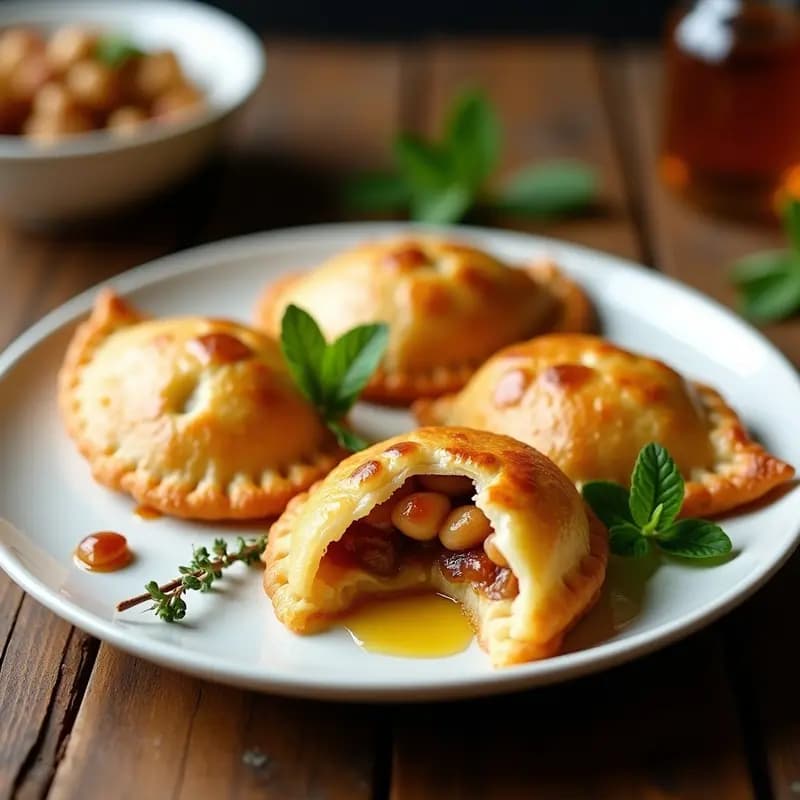 Empanadas de Queso Halloumi y Higos: Receta Griega en Masa de Filo Sin Horno