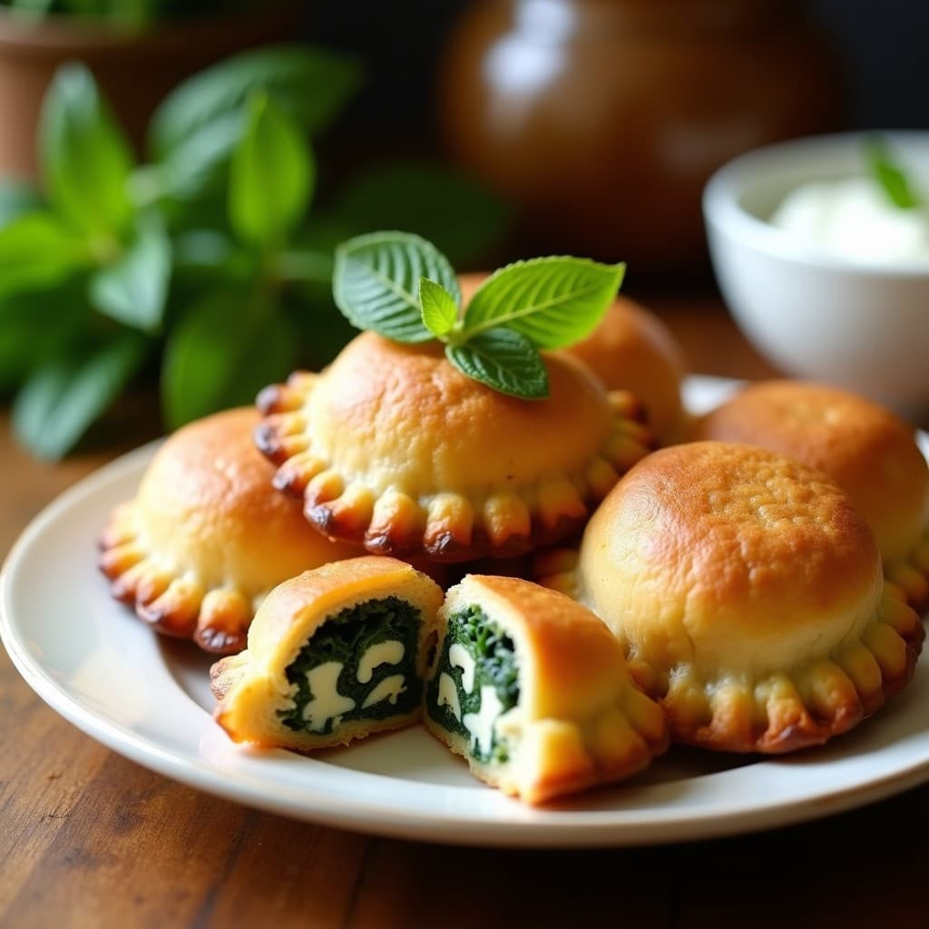 Empanadas de Harina de Almendra Rellenas de Espinacas y Tofu: Receta Keto en Airfryer