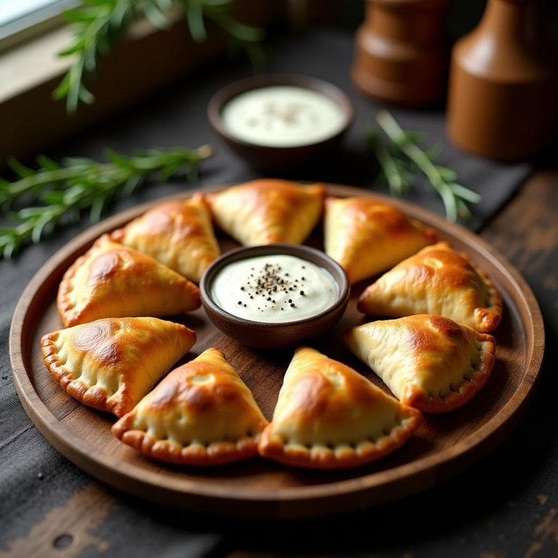 Empanadas de Harina de Almendra y Hongos Portobello: Receta Keto en Airfryer Sin Gluten