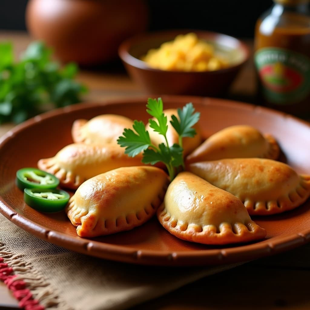Empanadas de Harina de Amaranto con Relleno de Frijoles Charros: Receta Mexicana Sin Gluten