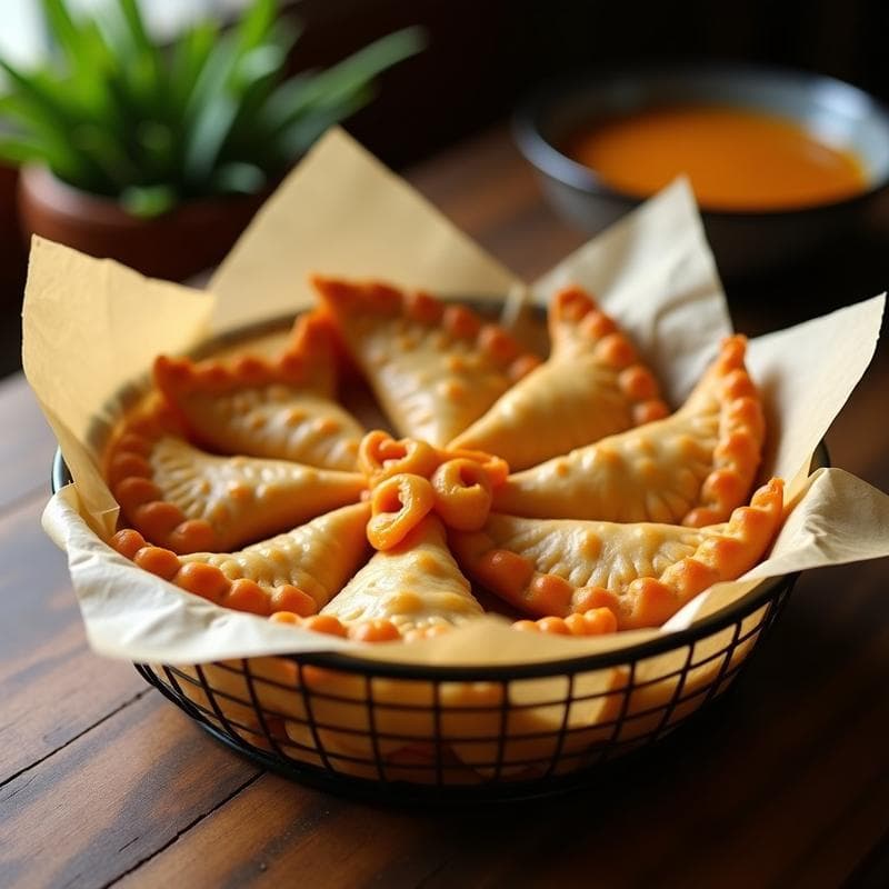 Empanadas de Harina de Arroz y Pulpa de Lúculo: Receta Colombiana Sin Gluten en Airfryer