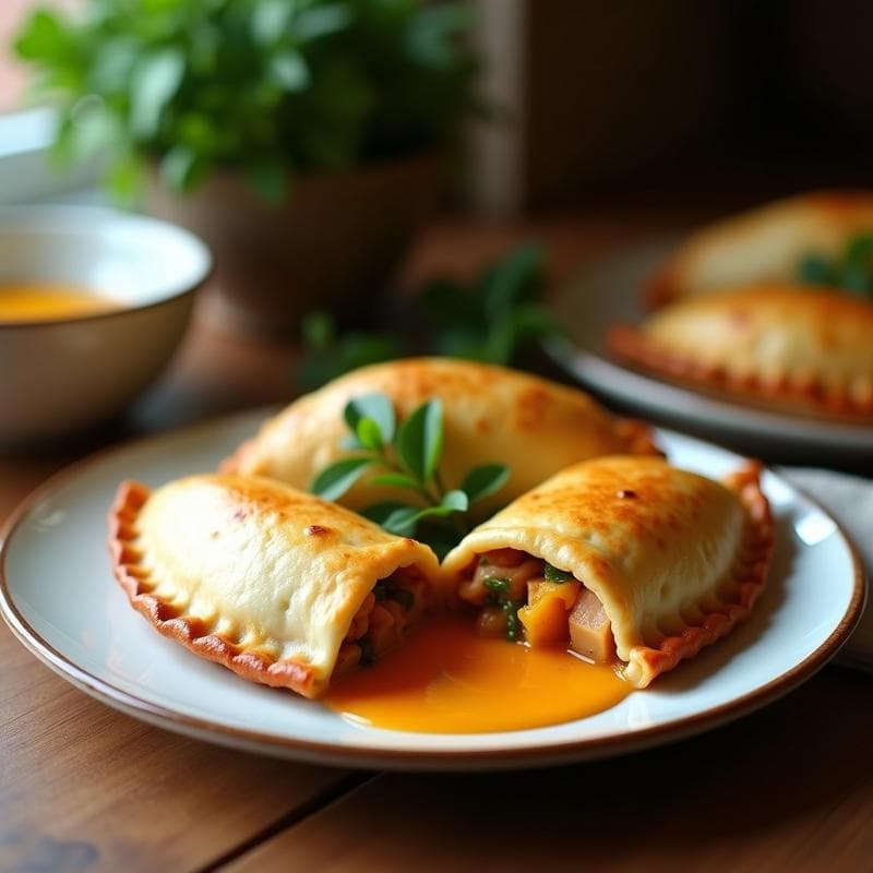 Empanadas de Harina de Coco y Atún con Salsa de Maracuyá: Receta Keto en Airfryer
