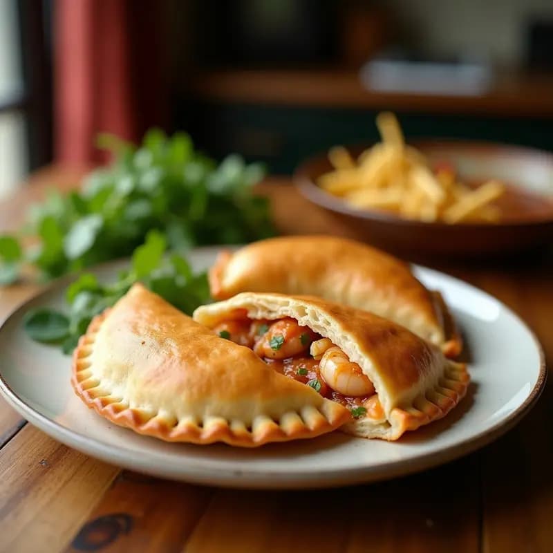 Empanadas de Harina de Coco con Relleno de Camarones al Ajillo: Receta Filipina Sin Gluten