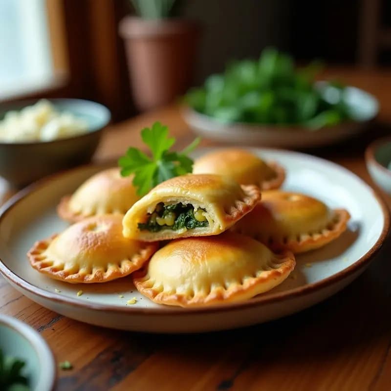 Empanadas de Harina de Maíz con Relleno de Ayote y Queso Requesón: Receta Colombiana Sin Gluten