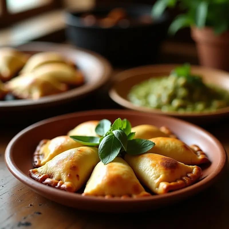 Empanadas de Hoja de Maíz Rellenas de Hongos Ostra y Queso Oaxaca: Receta Mexicana en Comal