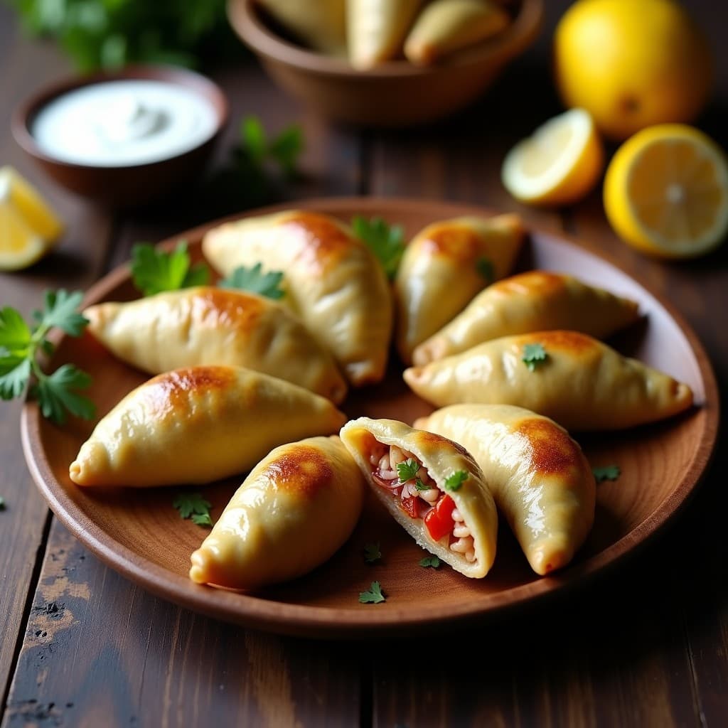 Empanadas de Hoja de Plátano con Relleno de Bacalao y Cebolla Morada: Receta Colombiana Keto
