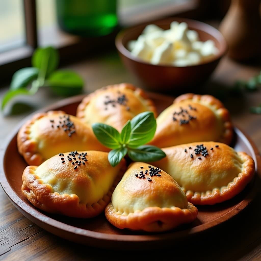 Empanadas de Hongo Ostra y Espinacas: Receta en Airfryer con Masa de Yuca