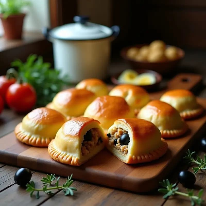 Empanadas de Hornazo con Atún: Receta Argentina Tradicional para Tupper
