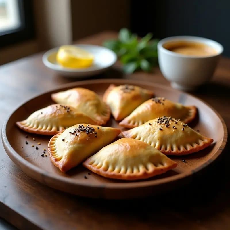 Empanadas Argentinas de Hummus y Espinacas: Receta Vegana con Masa de Trigo Integral