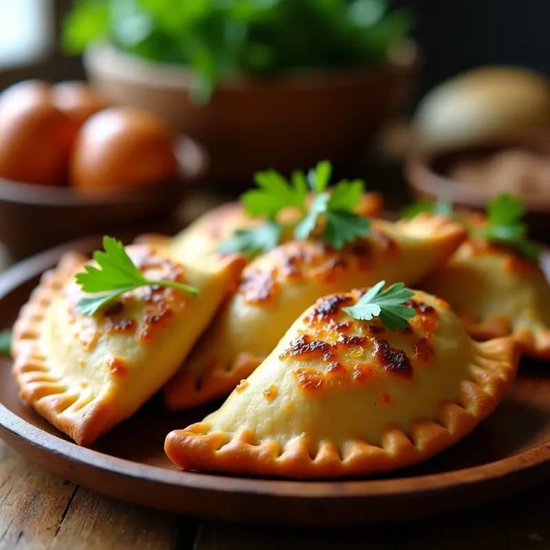 Empanadas de Insectos Comestibles y Hongos Shiitake: Aperitivo Peruano Alto en Nutrientes en Airfryer
