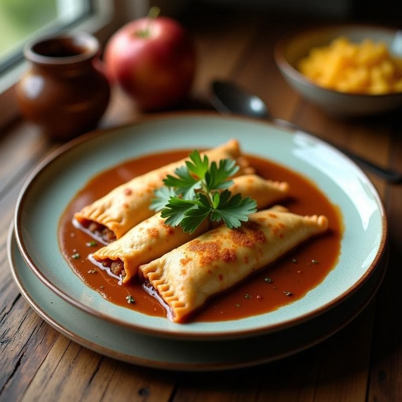 Empanadas de Jackfruit al Mole Negro: Receta Mexicana Vegana en Airfryer con 5 Especias