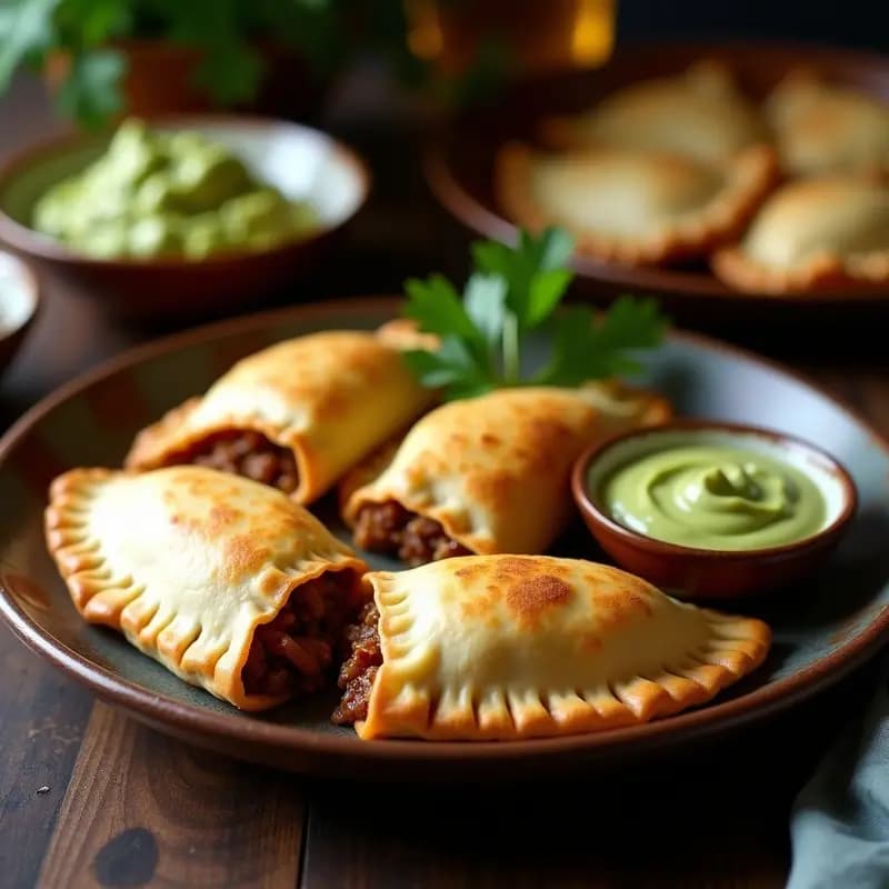 Empanadas de Carne de Jackfruit y Queso Azul: Receta Mexicana Vegana