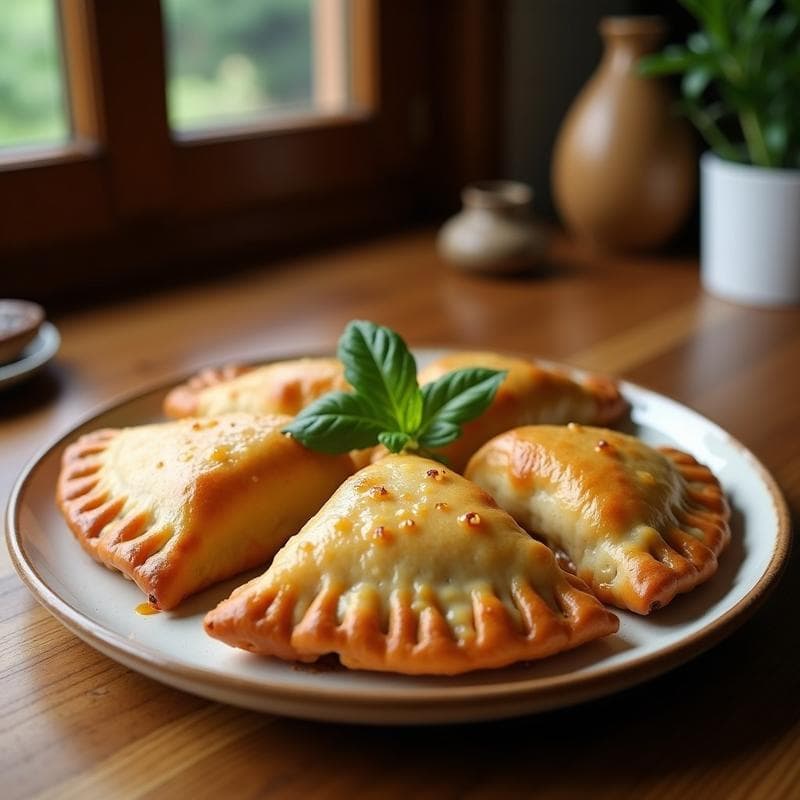 Empanadas de Maitake y Queso de Almendras: Receta Vegana en Airfryer con Hojas de Filo