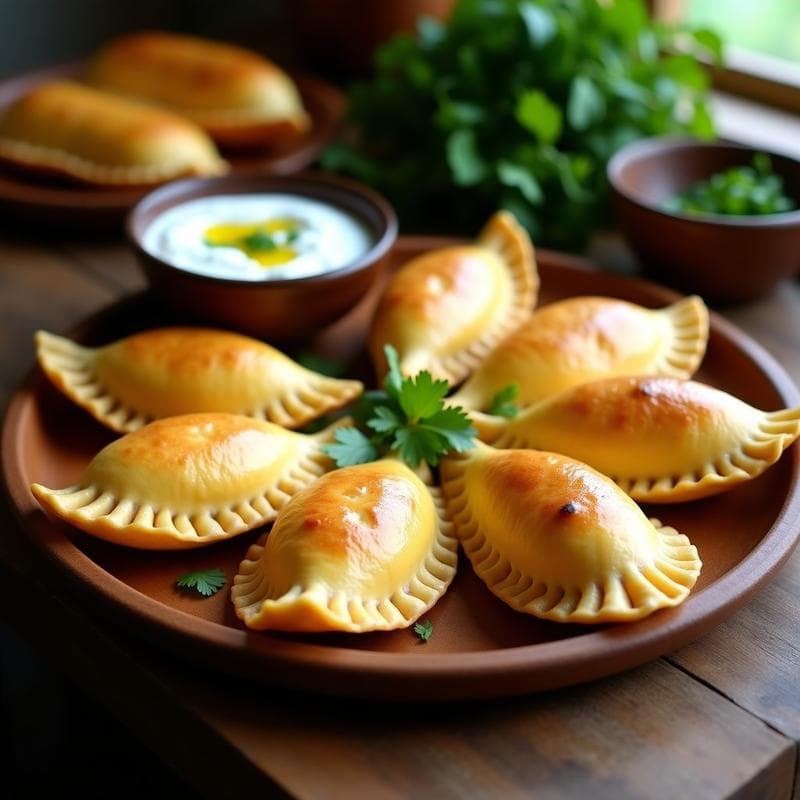 Empanadas de Maíz Azul Rellenas de Dorado Ahumado: Receta Colombiana Gourmet en 30 Minutos