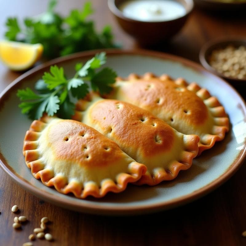 Empanadas de Maíz Azul Rellenas de Qingua y Queso Fresco: Receta Ecuatoriana Sin Horno en Airfryer