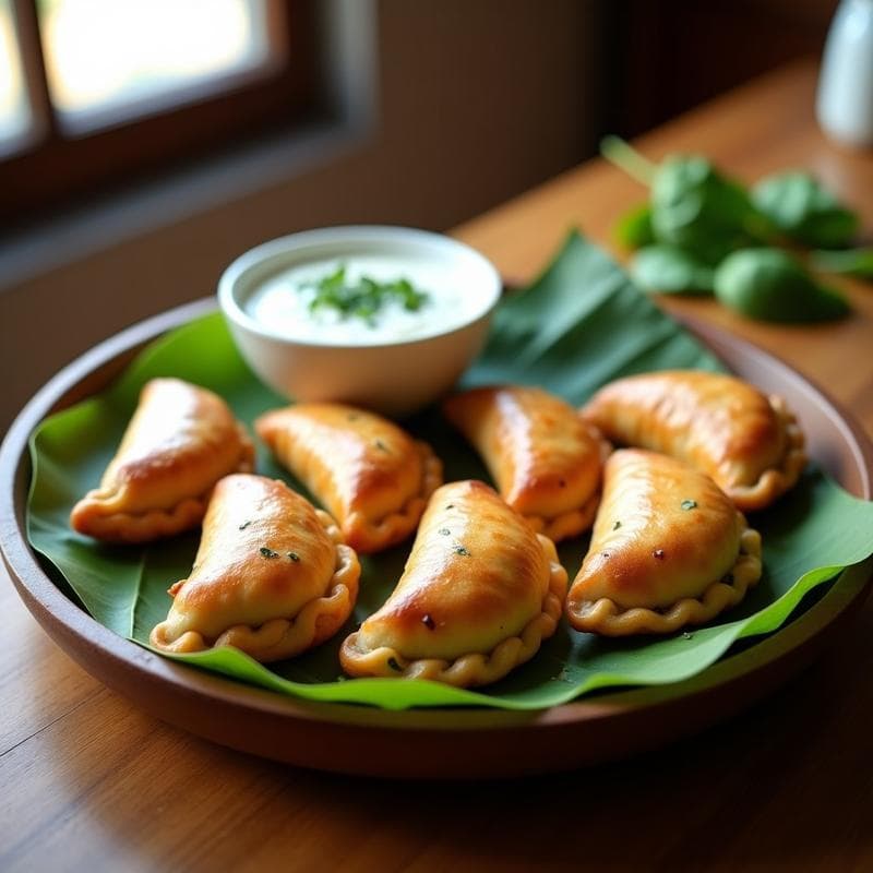 Empanadas de Maíz Morado con Relleno de Quinoa y Espinacas: Receta Peruana en Airfryer