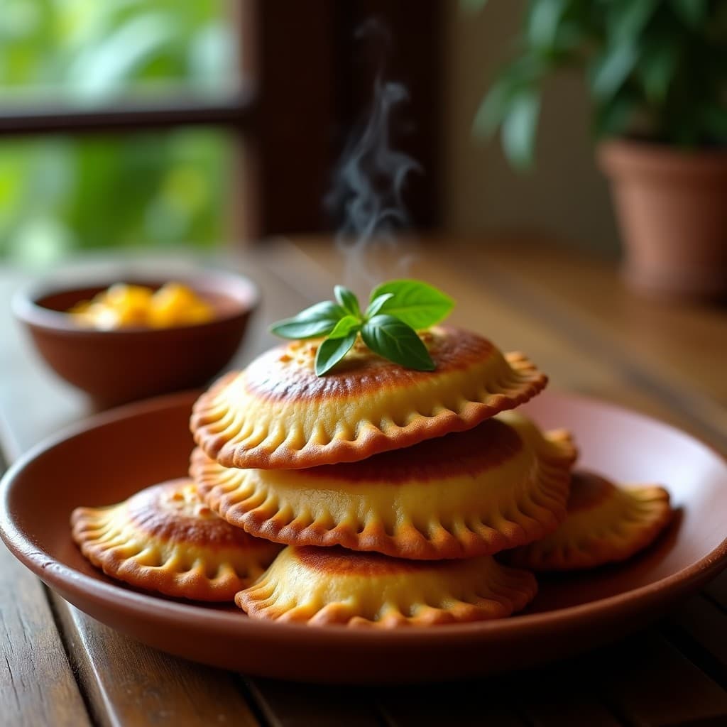 Empanadas de MaízMorado y Queso de Anacardo con Ají: Receta Peruana Vegana en Airfryer