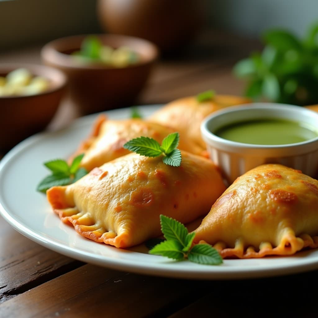 Empanadas de Maíz Ternero Rellenas de Pipián Verde: Receta Peruana en Airfryer