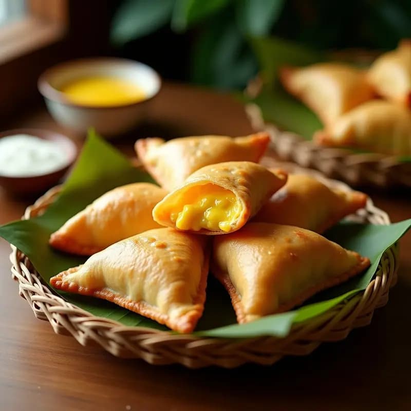 Empanadas de Maíz Rellenas de Queso de Quesillo: Postre Venezolano Crujiente en Airfryer