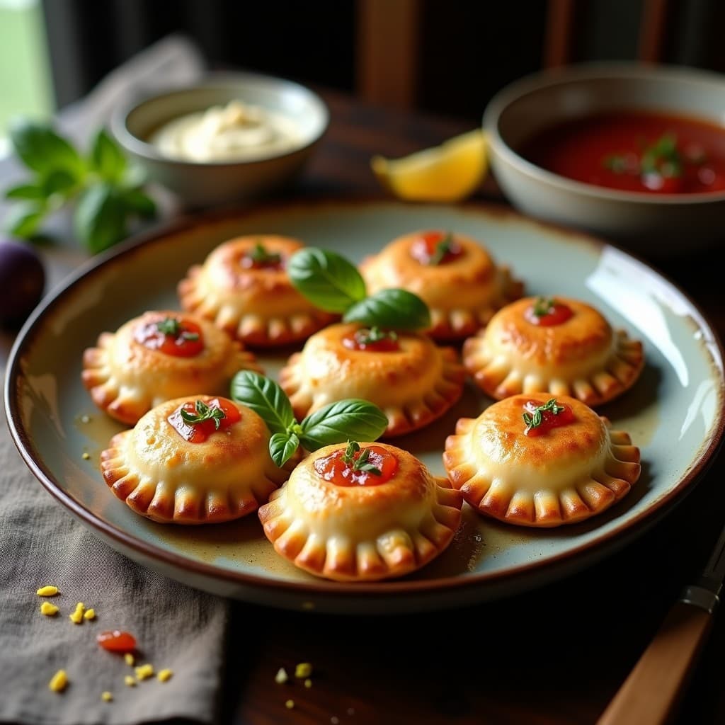 Empanadas de Harina de Mandioca y Queso de Búfala con Mermelada de Higo: Receta Italiana-Brasileña