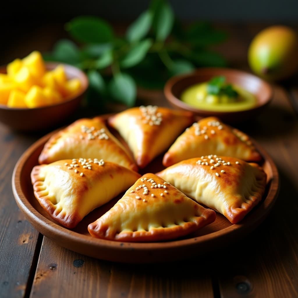 Empanadas de Mango Biche y Queso Cremoso: Receta Venezolana en Airfryer