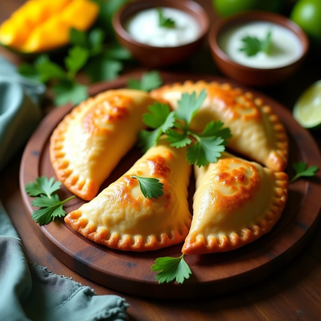 Empanadas de Mango y Chile con Masa de Harina de Almendra: Receta Colombiana Sin Gluten