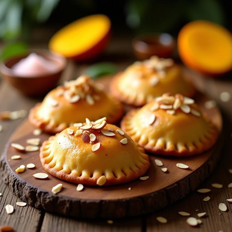 Empanadas de Mango y Queso de Cabra: Receta Dulce-Salada en Airfryer con Hojaldre Integral