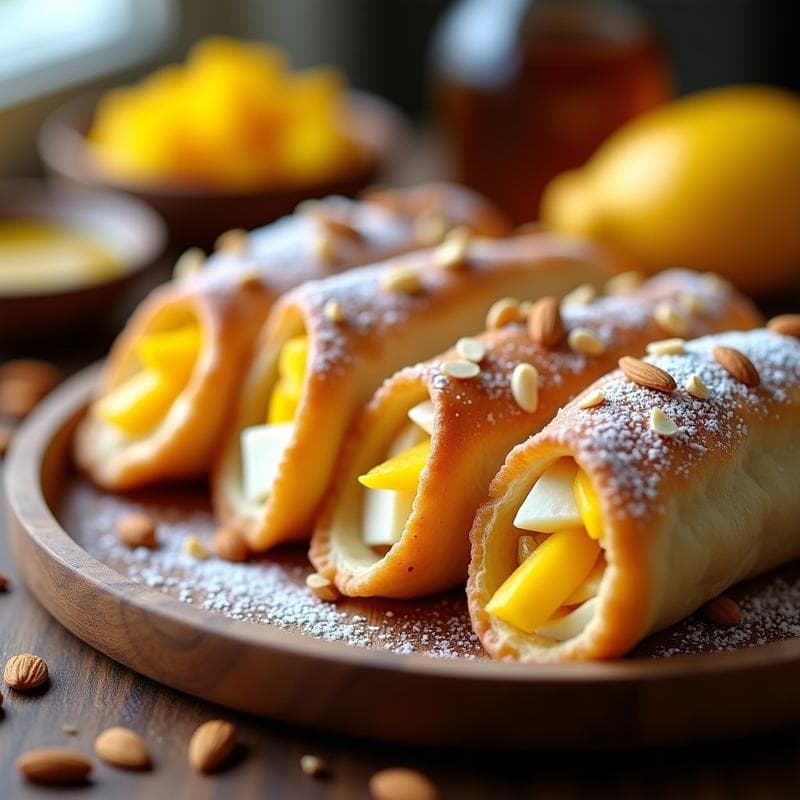Empanadas de Mango y Queso de Cabra: Postre Argentino Dulce-Salado en Thermomix