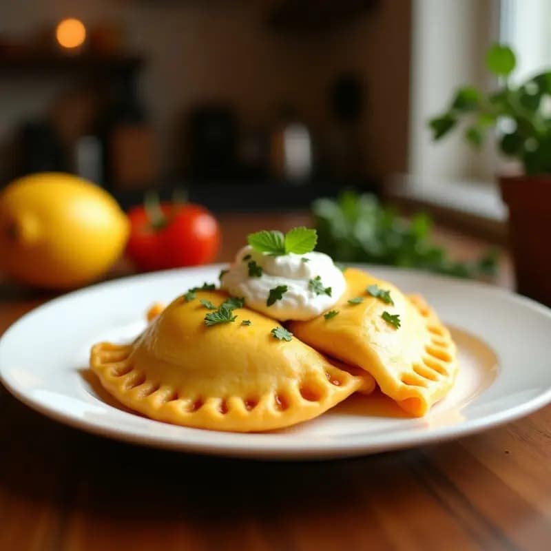 Empanadas de Mango y Queso Crema: Postre Filipino Crujiente y Dulce