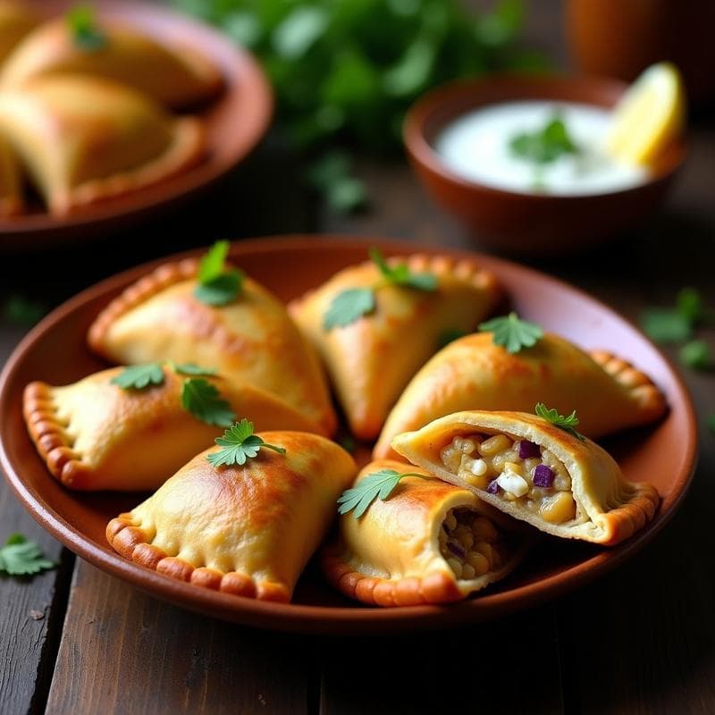 Empanadas de Manteca de Cacahuete y Plátano Macho: Receta Colombiana Keto en 20 Minutos